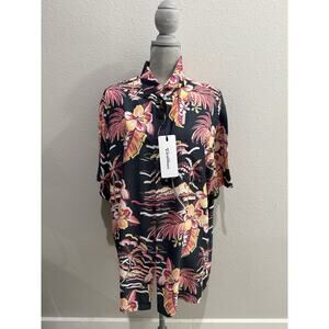 Carribean Red Pinapples Hawaiian Shirt